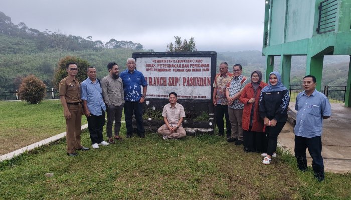 Anggota Komisi II DPRD Provinsi Jawa Barat, Saeful Bachri, melakukan kunjungan kerja ke pusat pembiakan sapi lokal di Kabupaten Ciamis.