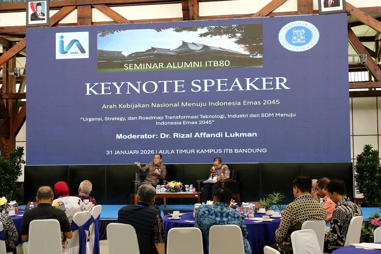 Mendiktisaintek Brian Yuliarto Jadi Pembicara Utama pada Seminar Nasioal yang Digelar Ikatan Alumni ITB Angkatan 1980 (IA ITB80)