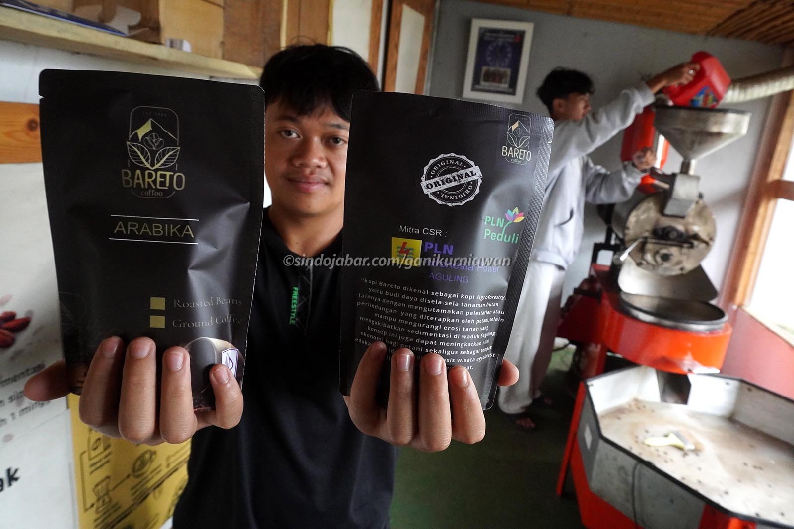 Jamkrindo dukung Bareto Coffee di Pangalengan, Kabupaten Bandung, Jawa Barat, Sabtu (7/2/2026).