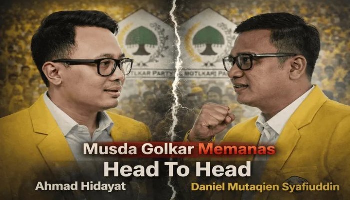 Duel dua kekuatan besar mewarnai dinamika internal Partai Golkar Jawa Barat jelang Musyawarah Daerah (Musda) awal April 2026.