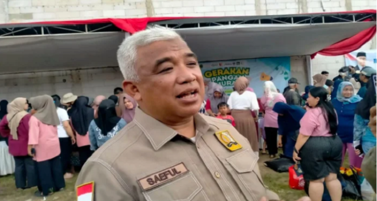 Saeful Bachri menegaskan komitmennya untuk terus menghadirkan program Gerakan Pangan Murah secara rutin di Kabupaten Bandung.