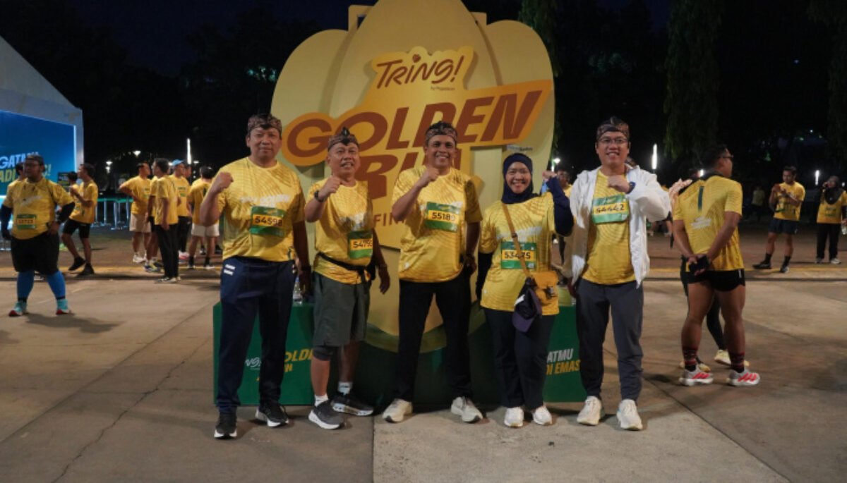 PT Pegadaian sukses menyelenggarakan ajang lari perdana Tring! Golden Run 2026 yang diikuti oleh ribuan pencinta olahraga lari.