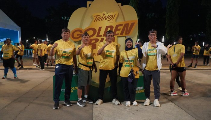 PT Pegadaian sukses menyelenggarakan ajang lari perdana Tring! Golden Run 2026 yang diikuti oleh ribuan pencinta olahraga lari.