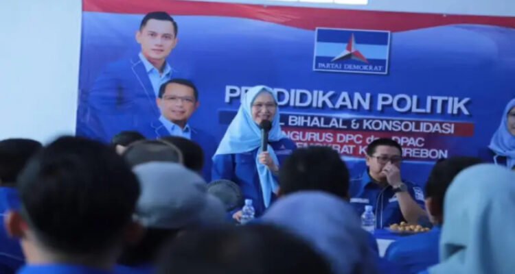 Suasana hangat dan penuh kebersamaan pasca Idulfitri terasa kental dalam kegiatan Halal Bihalal yang digelar Dewan DPC Partai Demokrat.
