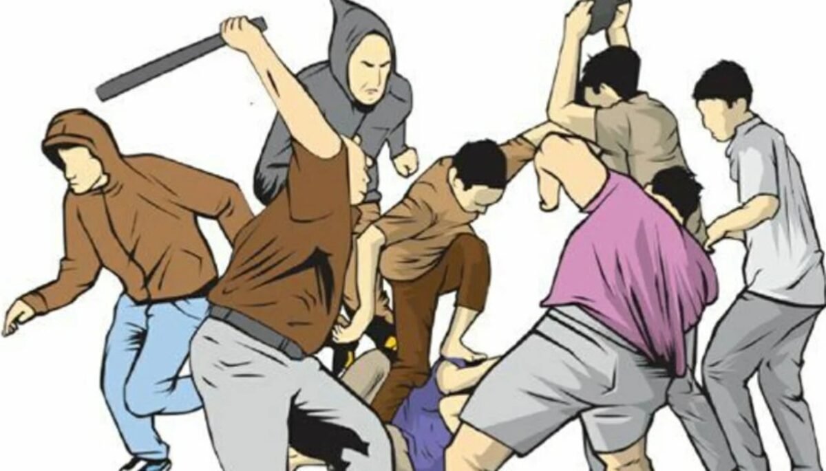 Pengeroyokan Ilustrasi pengeroyokan