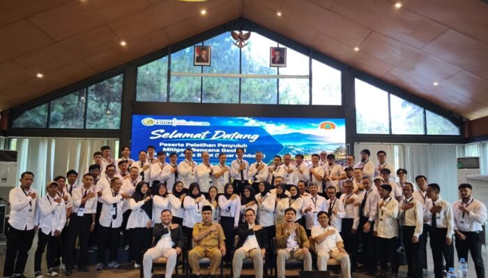 PPSDM Geominerba Latih 60 Penyuluh Mitigasi Bencana Geologi di Jawa Barat