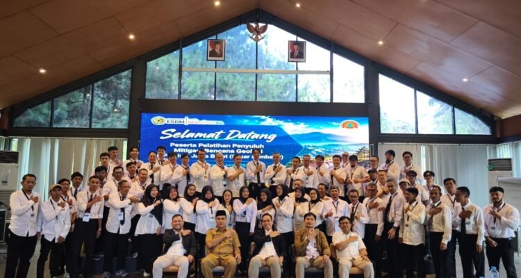 PPSDM Geominerba Latih 60 Penyuluh Mitigasi Bencana Geologi di Jawa Barat