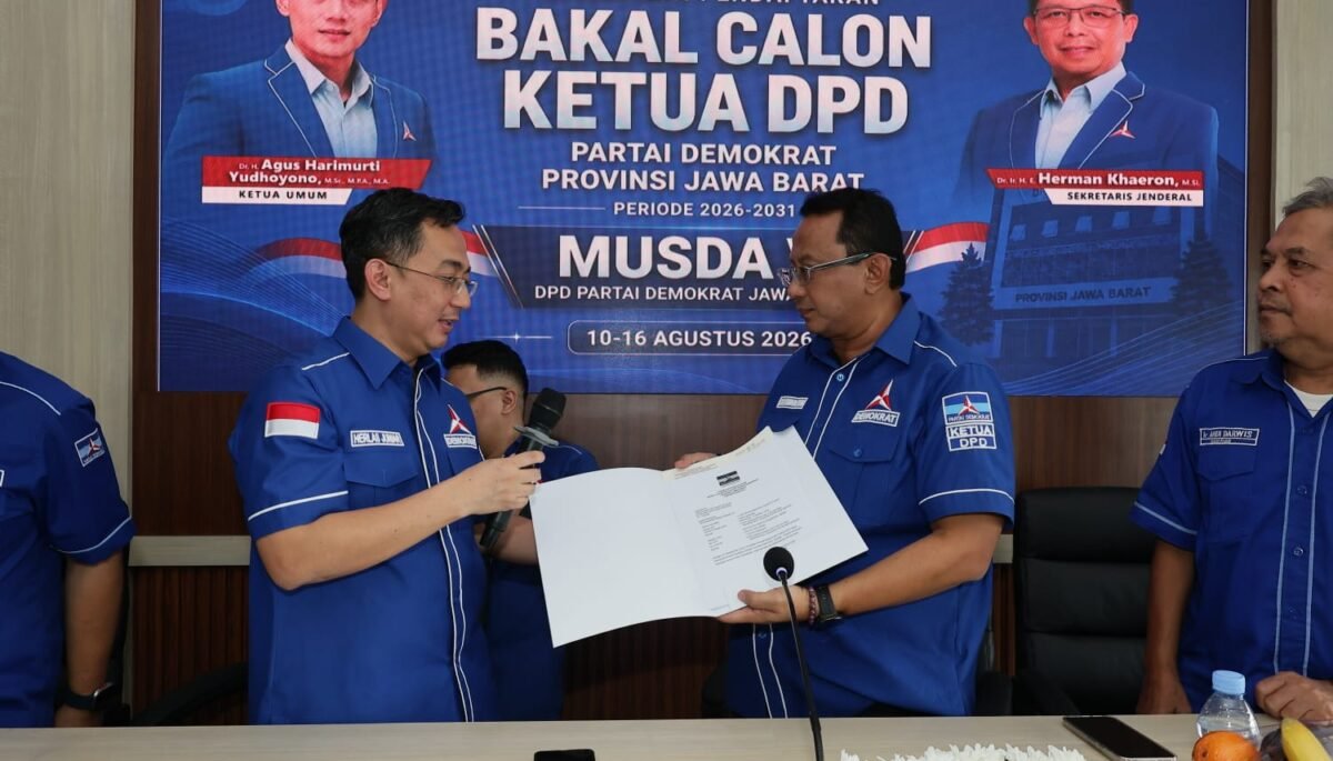 IMG-20260818-WA0039 Pendaftaran Ditutup, Anton Suratto Jadi Calon Tunggal Ketua DPD Demokrat Jabar