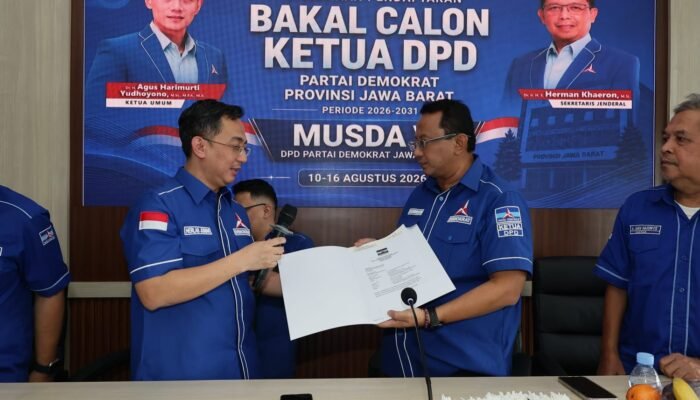 Pendaftaran Ditutup, Anton Suratto Jadi Calon Tunggal Ketua DPD Demokrat Jabar
