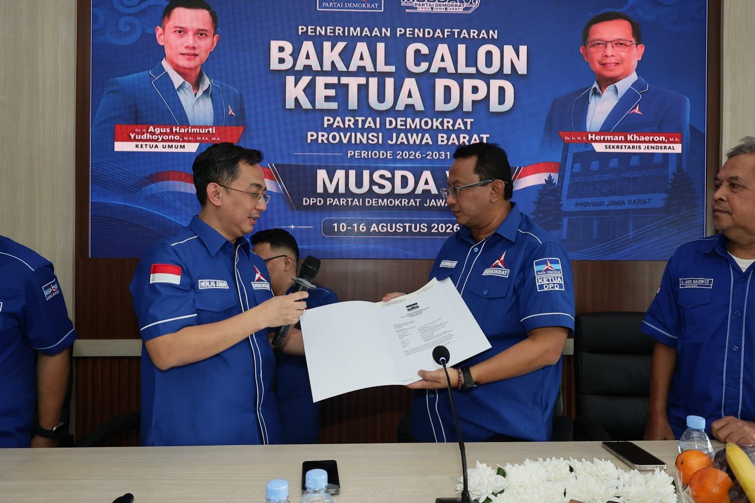 Pendaftaran Ditutup, Anton Suratto Jadi Calon Tunggal Ketua DPD Demokrat Jabar
