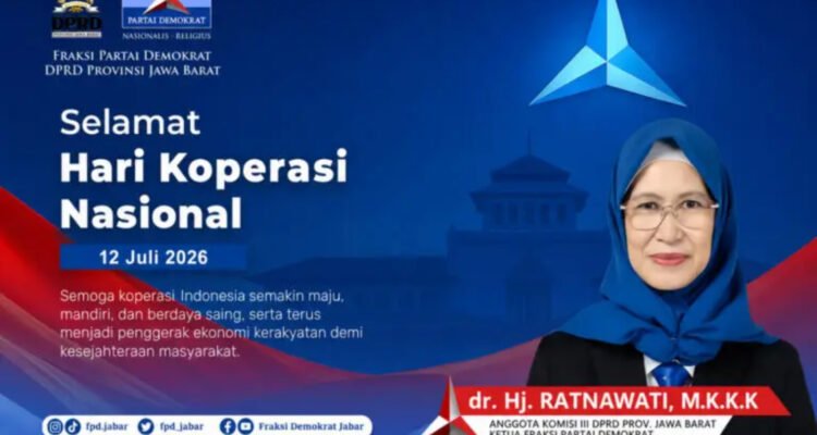 Hj. Ratnawati, mengucapkan selamat memperingati Hari Koperasi Nasional 2026 yang diperingati setiap 12 Juli.