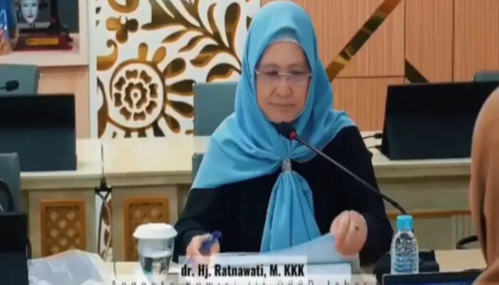 Hj. Ratnawati, menghadiri agenda Komisi III DPRD Provinsi Jawa Barat bersama jajaran PT Tirta Gemah Ripah (TGR), Rabu (15/7/2026).