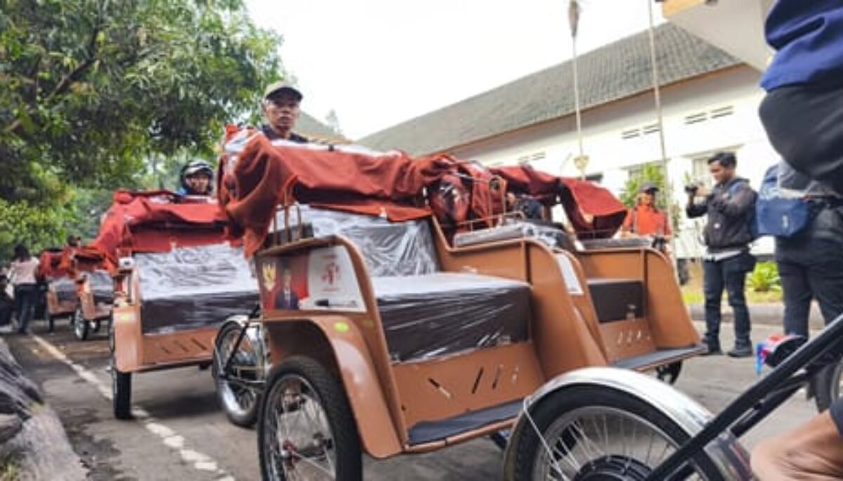 IMG-20260924-WA0038 Becak Listrik Bantuan Presiden Belum Jalan, Pemkot Bandung Siapkan Parkir dan Charger