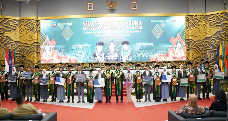 Unjani mengukuhkan 6.120 mahasiswa baru tahun akademik 2026/2027 Momentum tersebut sekaligus menjadi awal perjalanan akademik.