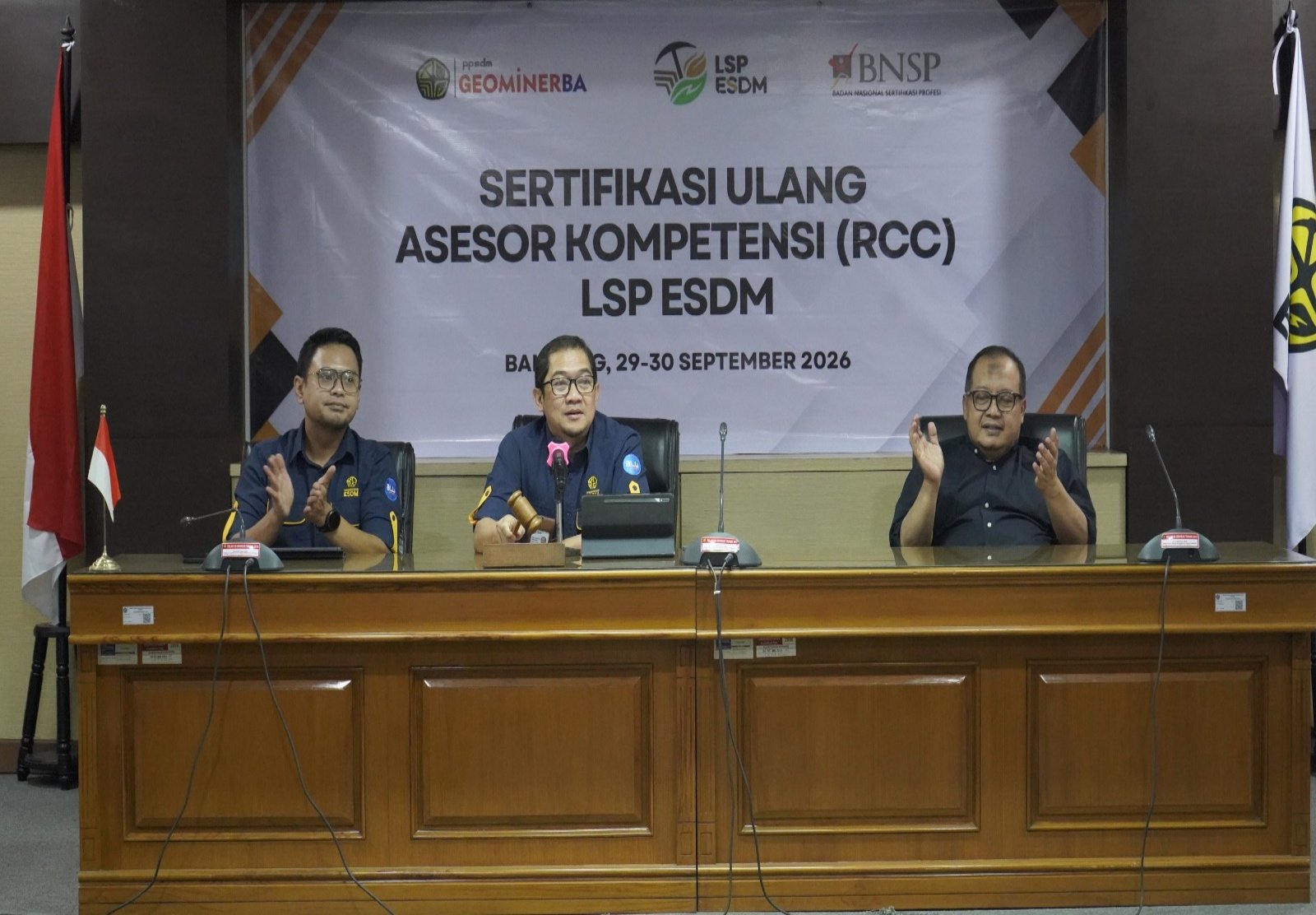 Pusat Pengembangan Sumber Daya Manusia Geologi, Mineral, dan Batubara (PPSDM Geominerba) menyelenggarakan Pelatihan Peningkatan Kompetensi.